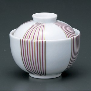 太白マロン十草蓋物(有田焼)　　日本製 陶器