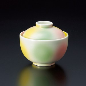 三色吹蓋物(有田焼)　　日本製 陶器