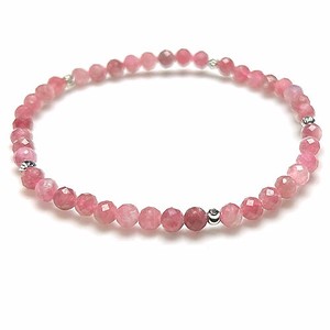 Gemstone Bracelet Opal/Tourmaline Pink