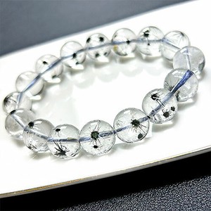 Gemstone Bracelet Peridot/Onyx 12mm
