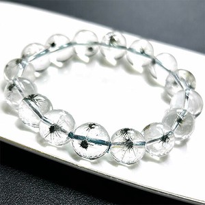 Gemstone Bracelet Peridot/Onyx 12.8mm