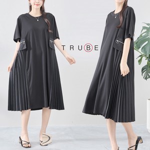 Casual Dress Pleats Design Pocket L One-piece Dress 【2024NEW】