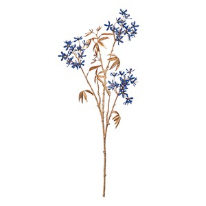 【2024年AW新作】綺羅の花枝 ブルーゴールド 花径4〜4．5×L80cm  FJ006000-010