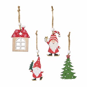 Store Material for Christmas Santa Claus Ornaments 1-sets 4 ~ 4.5cm