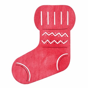 Store Material for Christmas Red Socks