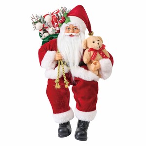 Store Material for Christmas Red Sitting Santa Claus