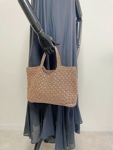 【Swaraj】MACRAME METALIC BAG（手編み）