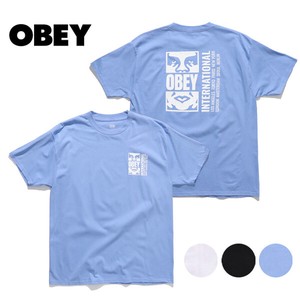 オベイ【OBEY】Icon Split Classic T-Shirt Tシャツ 半袖 バックプリント メンズ レディース