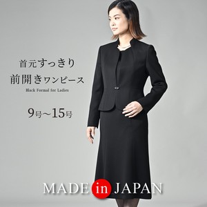 Dress Suit black Formal One-piece Dress Made in Japan