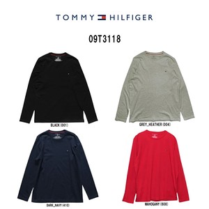 TOMMY HILFIGER(トミーヒルフィガー)Tシャツ 長袖 クルーネック コットン メンズ 09T3118