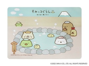 すみっコぐらし　ミニお風呂マット　すみっコの湯