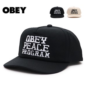 オベイ【OBEY】Peace Program 5 Panel Snapback キャップ 帽子 CAP スナップバック メンズ レディース