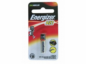 【防災・備蓄対策にピッタリ】【Energizer　乾電池】アルカリ乾電池　12VA27