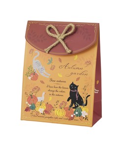パンプキン猫のマジックテープ付きボックス ギフト詰め合わせ 焼き菓子 雑貨 アクセサリー