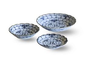 花万葉 三福揃（Hanamanyou set of 3 fortune）【日本製】【美濃焼】