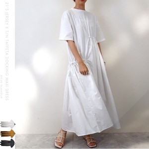 Casual Dress Docking T/N Taffeta One-piece Dress 【2024NEW】