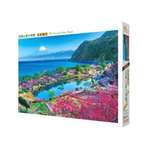 ジグソーパズル　日本風景　花桃と富士快晴　500-252
