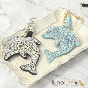 Key Ring Key Chain Gift sliver Aquarium Sparkle Dolphin Presents Sea Dolphins