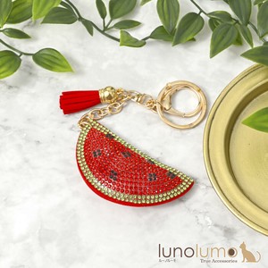Key Ring Key Chain Gift Watermelon Sparkle Summer Presents Fruits