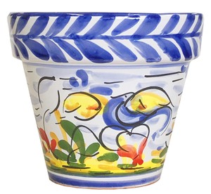FLOR AZU L3.5 （ブルーB）13800【スペイン鉢】　庭　ガーデニング　花　装飾