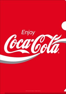 クリアファイル（Enjoy)　アメリカン雑貨　コカ・コーラ