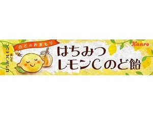 【クール便対象】カンロ はちみつレモンC のど飴 11粒 x10 【飴・グミ・ラムネ】