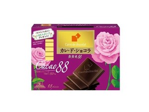 【クール便対象】森永製菓 カレ ド ショコラ カカオ88 18枚 x6 【チョコ】