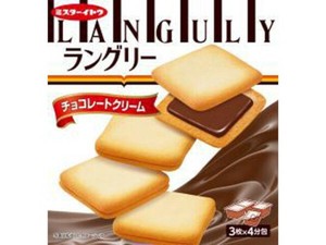【クール便対象】イトウ製菓 ラングリー チョコレートクリーム 12枚 x6 【クッキー】