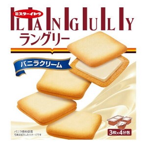 【クール便対象】イトウ製菓 ラングリー バニラクリーム 12枚 x6 【クッキー】