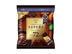 【クール便対象】ロッテ カカオの恵みシェアパック 131g x18 【チョコ】
