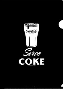 クリアファイル（Coke)　アメリカン雑貨　コカ・コーラ