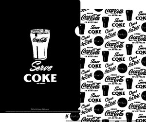 クリアファイル（Coke)　アメリカン雑貨　コカ・コーラ
