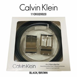 Calvin Klein(カルバンクライン)ck レザー 本革 ベルト BOX セット リバーシブル メンズ 11CK020023