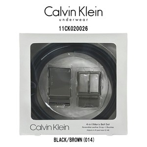 Calvin Klein(カルバンクライン)ck レザー 本革 ベルト BOX セット リバーシブル メンズ 11CK020026