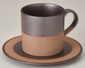 美浓烧 茶杯盘组/杯碟套装 餐具 手工制作 日本制造