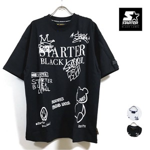 STARTER BLACK LABEL スターターブラックレーベル ランダムプリント Tシャツ 半袖 ST183 メンズ