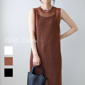 Casual Dress Tunic Mesh Knit dress