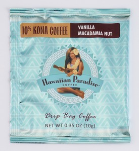 【20杯分】ハワイアンパラダイスコーヒー　10%コナ　バニラマカダミア　DBC