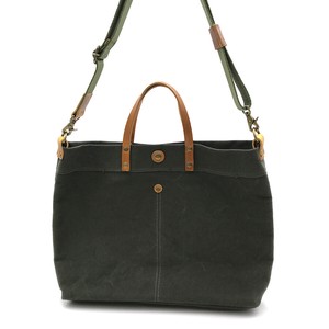 Tote Bag Cattle Leather Canvas New Color Made in Japan