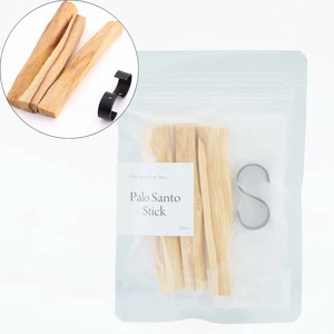 【再入荷】ペルー産パロサント（3本）とS字の香立てセット／香立て付 浄化