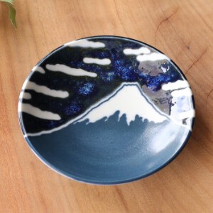 Mino ware Small Plate Japan Mt.Fuji fuji
