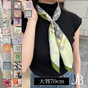 2024春夏新作【スカーフ】70×70cmスカーフ 100019