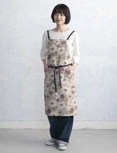 预购 围裙 亚麻混纺 日本制造