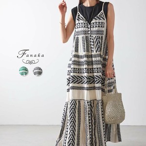 Casual Dress Jacquard Fanaka One-piece Dress Tiered