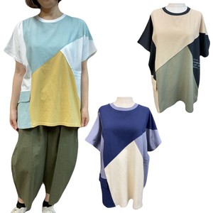 T-shirt Color Palette Patchwork Cut-and-sew