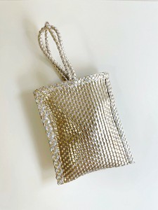 3)本革【Swaraj】手編みメッシュレザー2WAY mini BAG（牛革）