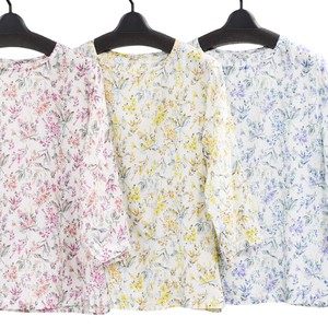 衬衫 2024年 印花 花卉图案 衬衫 日本制造