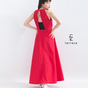 Casual Dress Nylon One-piece Dress Back Open