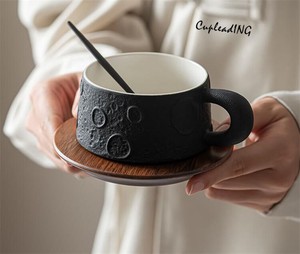 ＜人気商品＞INSスタイル マグカップ コーヒーカップソーサー セット クレーター