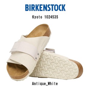BIRKENSTOCK(ビルケンシュトック)サンダル スエード レザー ホワイト ユニセックス 1024535 Regular